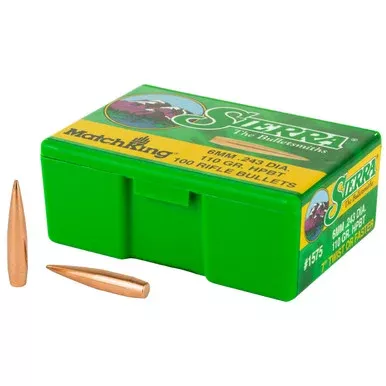 Sierra Bullets 6mm .243″ 110gr HPBT 100/Box
