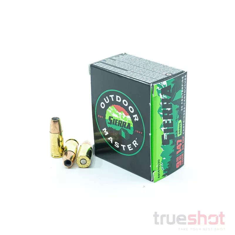 Sierra – Outdoor Master – 9mm – 147 Grain – JHP