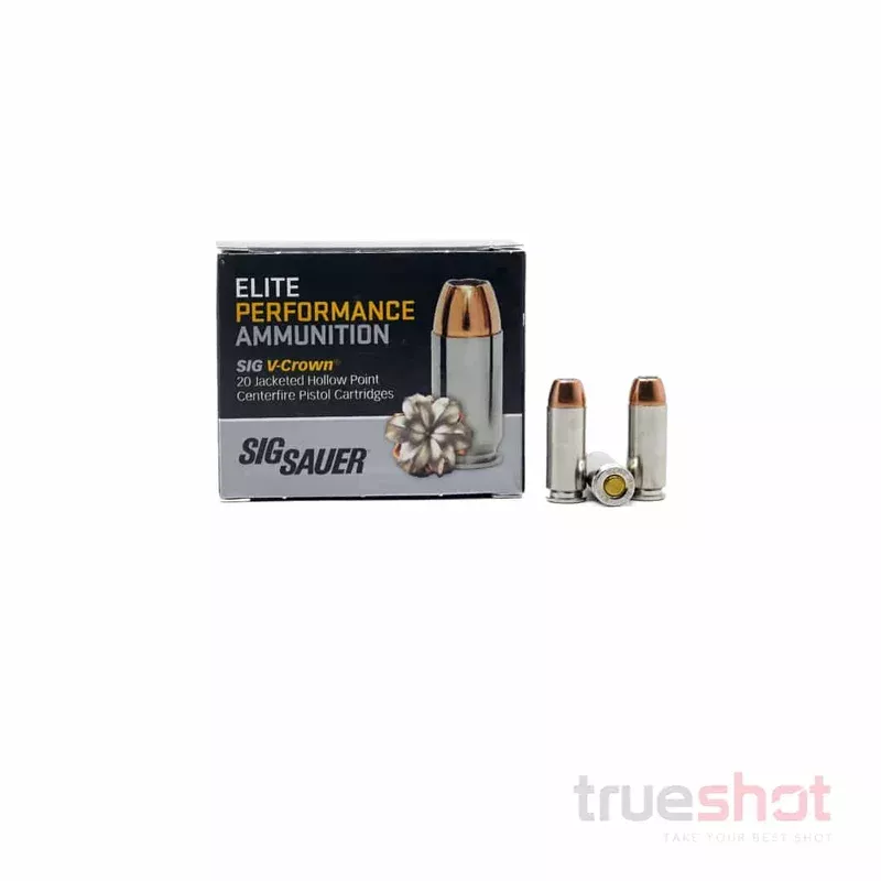 Sig Sauer – Elite Performance – 10mm – 200 Grain – V-Crown JHP