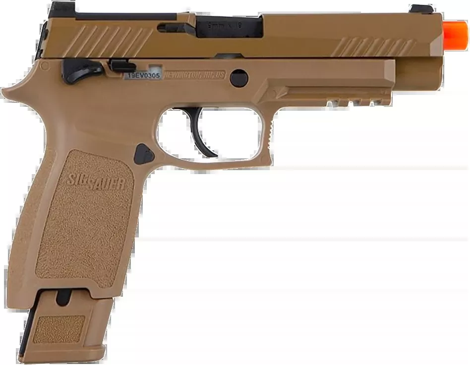 Sig Sauer Proforce M17 Airsoft Pistol - Green Gas, 6mm, Coyote Polymer Grips