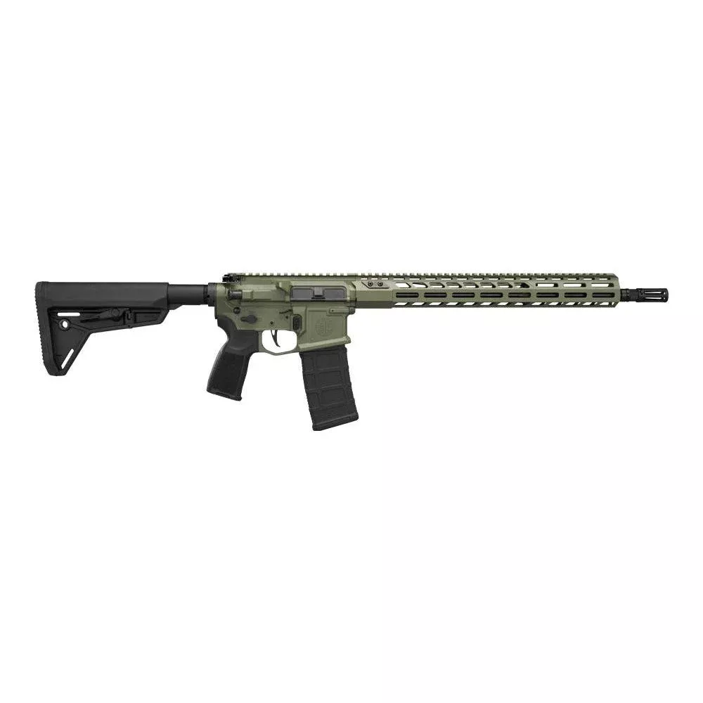 Sig Sauer SIGM400 SDI X Rifle 5.56mm 30rd Magazine(1) 16′ Threaded Barrel MLOK Handguard Moss Green Finish