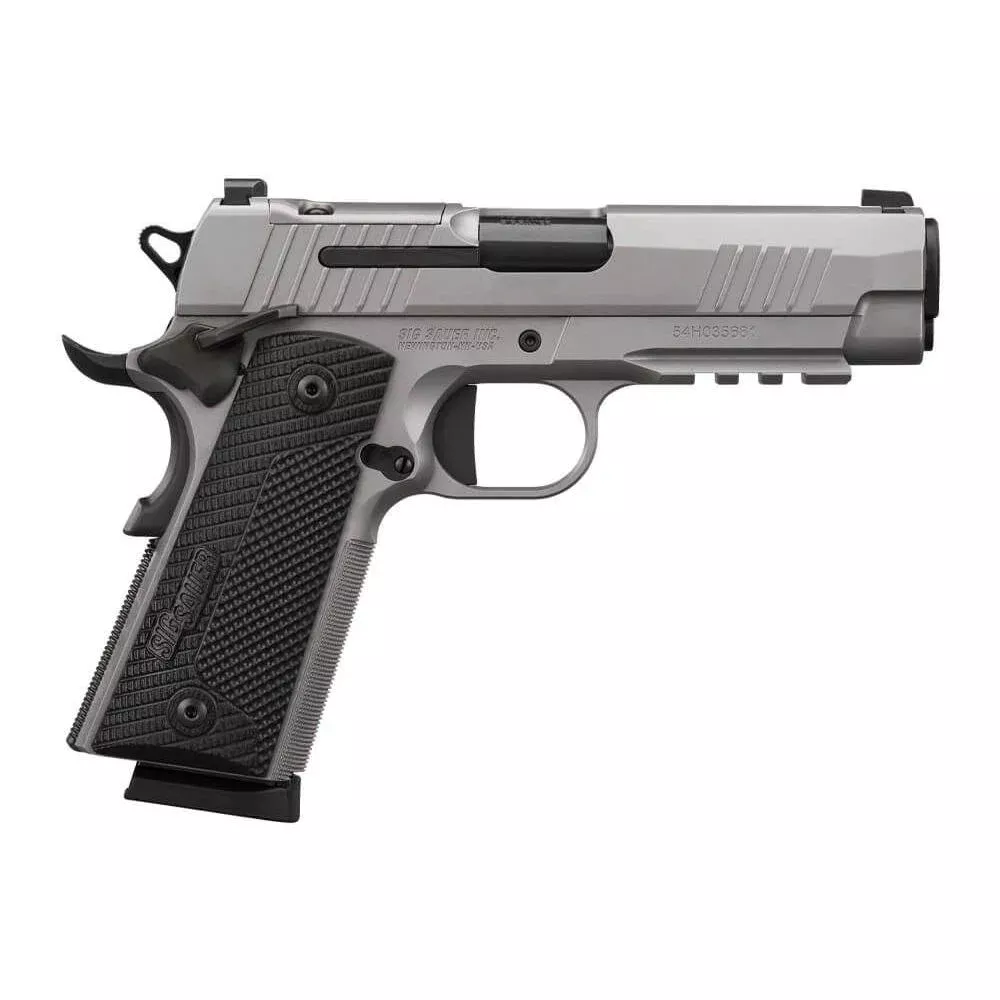 Sig Sauer XCarry Stainless Handgun .45 Auto 8rd Magazines(2) 4.5″ Barrel Optic Ready SAO