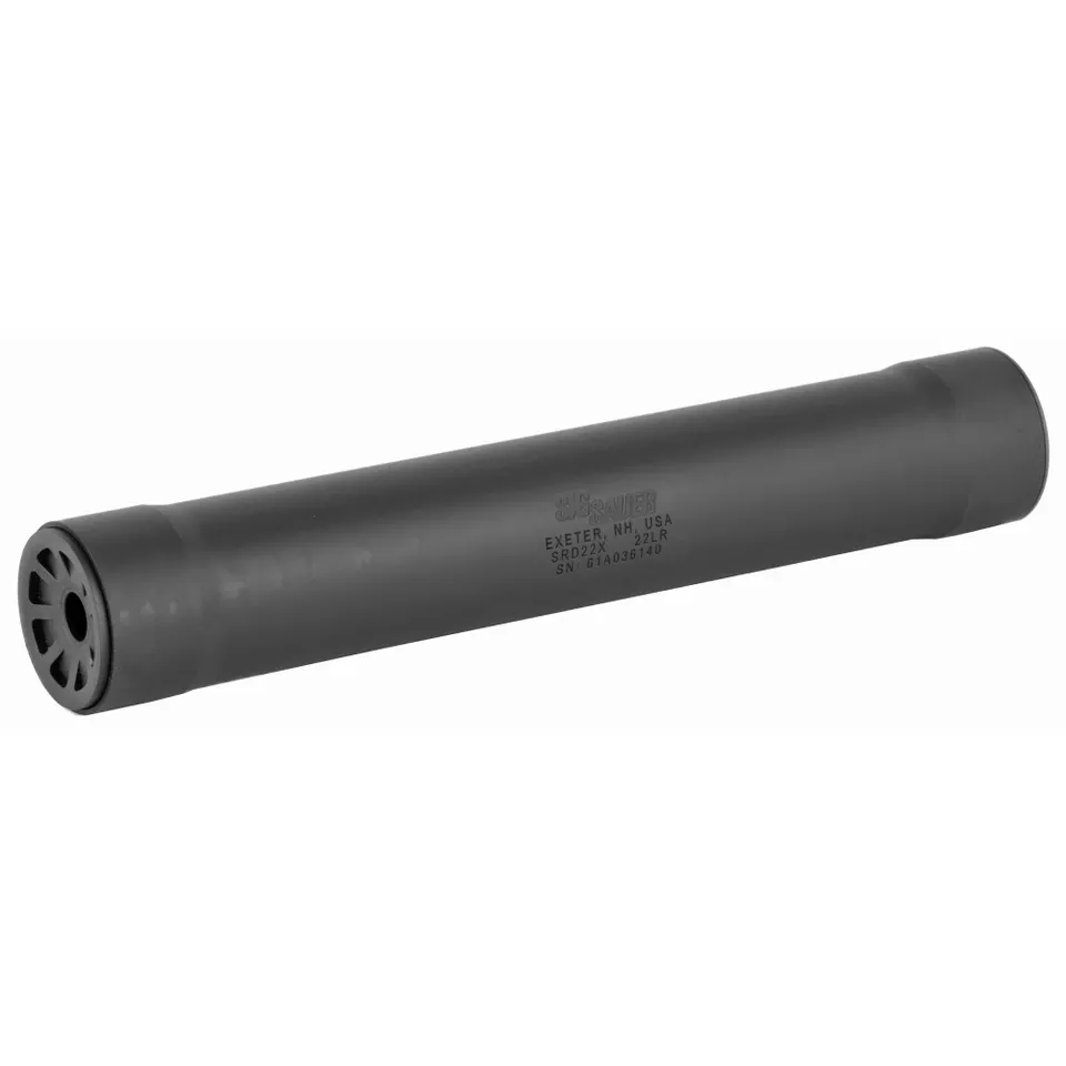 SIG SRD22X .22LR Suppressor Titanium Black