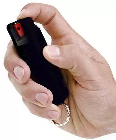 Skyline USA Inc PSGDQABK Quick Action Red Pepper 16 ft Black Includes Belt Clip/Keychain