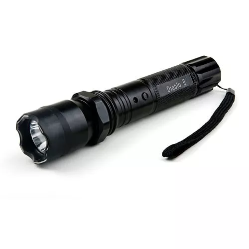 SKYLINE USA INC TLSGGDD2 Stun Gun Diablo Black Features Flashlight Includes Safety Strap