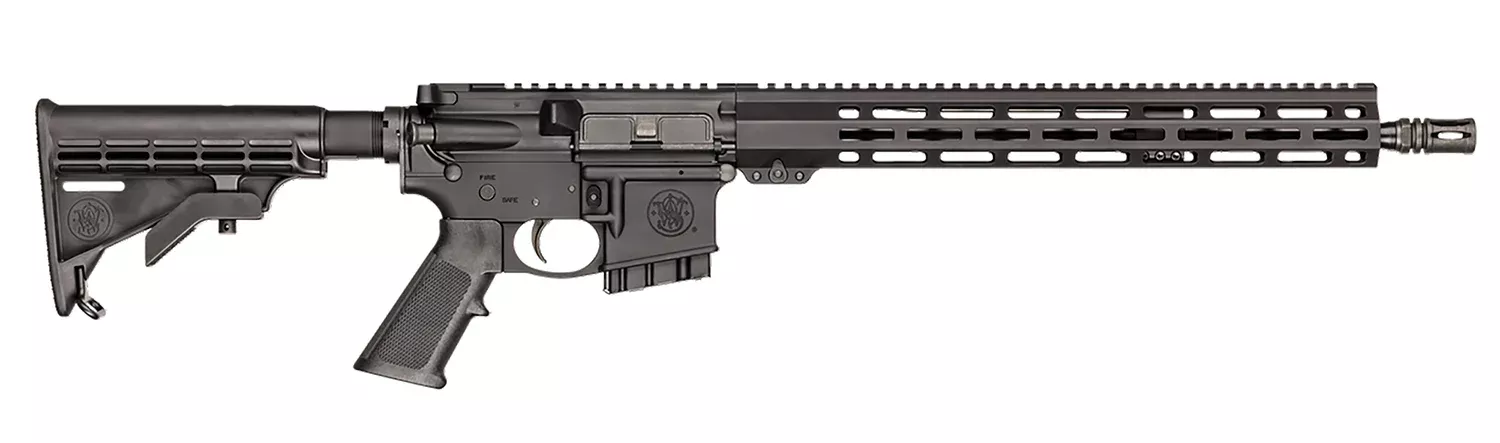 Smith & Wesson 13952 M&P15 Sport III 223 Rem/5.56 NATO 10+1 16″ Black Armornite Threaded Barrel, Black Picatinny Rail Aluminum Receiver, 6 Position Black Synthetic Stock, Black Polymer Grip