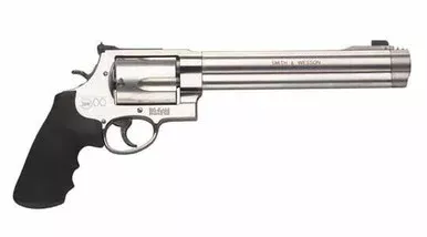 Smith & Wesson Model 500 .500 S&W Magnum Revolver 8.38″ Barrel 5 Rounds Satin Stainless Finish