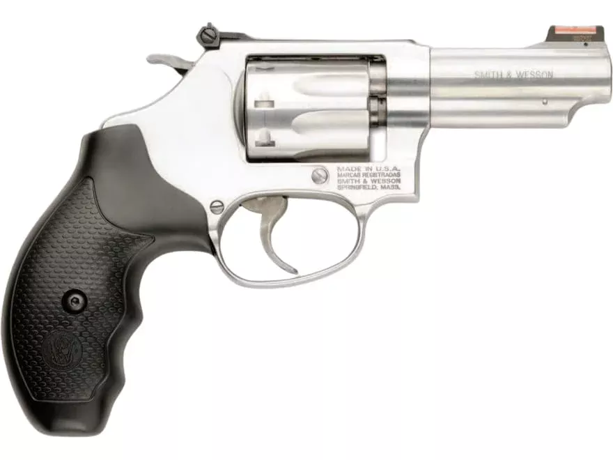 Smith & Wesson Model 63 22 Long Rifle Revolver 3″ Stainless Barrel 8 Round Black Grip