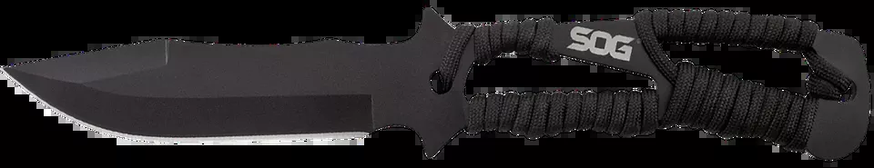 SOG SOGF041TNC Throwing Knives Set - 4.40" Black 420HC Blade with GRN Handle (3-Piece)