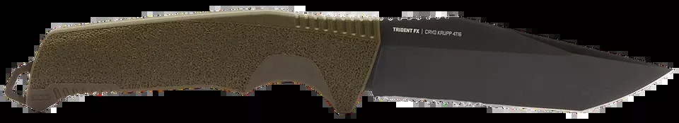 SOG Trident FX 4.20" Tanto Blade with OD Green Handle