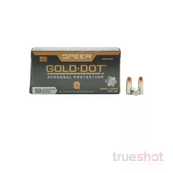 Speer – Gold Dot – 9mm – 124 Grain – HP