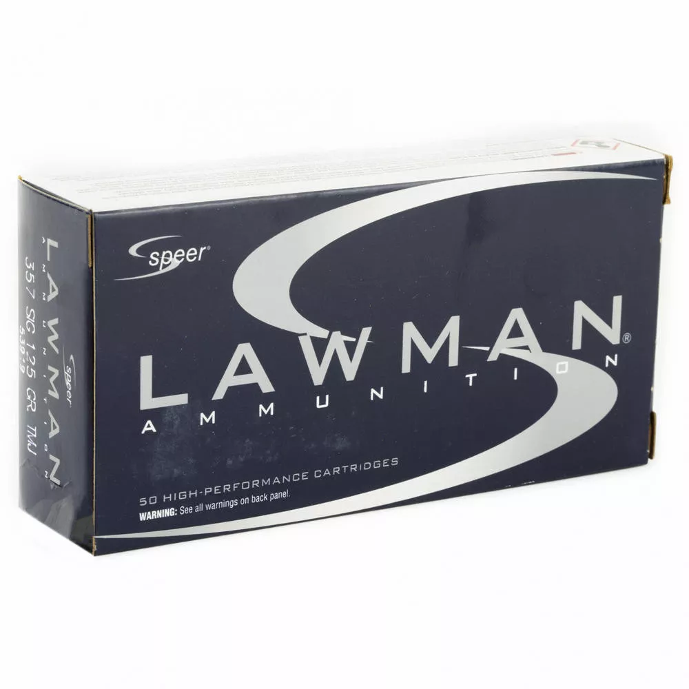 Spree Lawman 357 SIG 125 Grain Total Metal Jacket 50 /1000