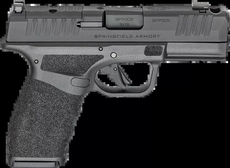 Springfield Armory Hellcat Pro 9mm Pistol, 3.7" Barrel, 10-Round Capacity, Model HCP9379BOSPLC-COMP