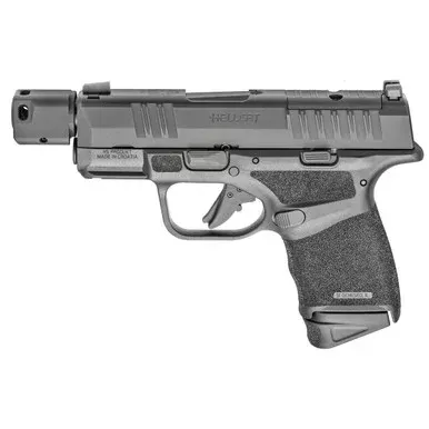 Springfield Armory Hellcat RDP 9mm Luger Pistol 3.8″ Barrel 11+13 Round Black (Includes Hex Wasp Red Dot Sight, Self Indexing Compensator)