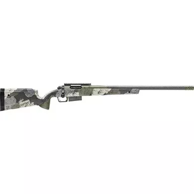 Springfield Armory Model 2020 Waypoint Bolt Action Rifle 300 PRC 24″ Carbon Fiber Barrel Evergreen Camo Stock (Adjustable Trigger, 5/8×24 Threaded Muzzle)