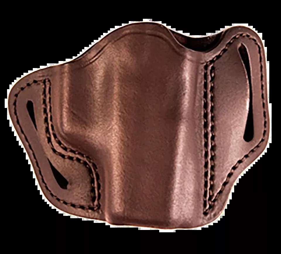 Springfield Hellcat Right Hand Brown Leather OWB Belt Slide by Uncle Mike's 1791 UMOWB1BRWR