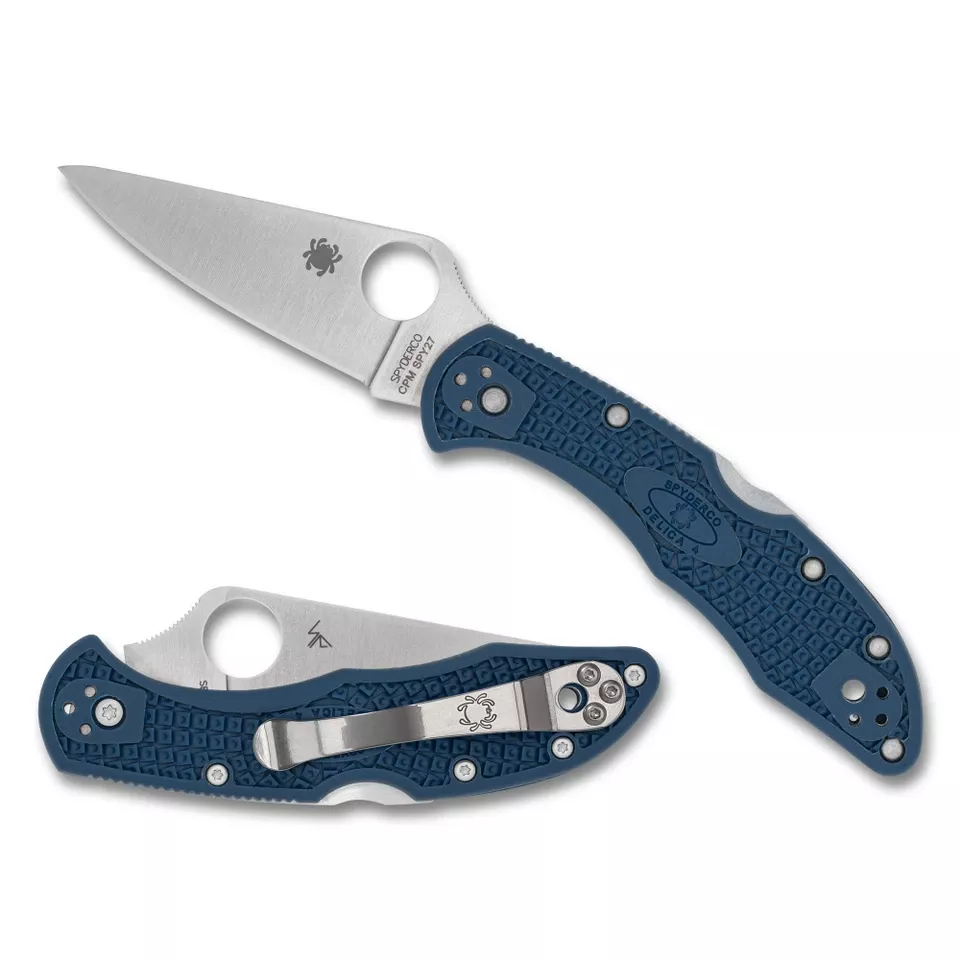 Spyderco Delica 4 2.9" CPM SPY27 Blue Folding Knife