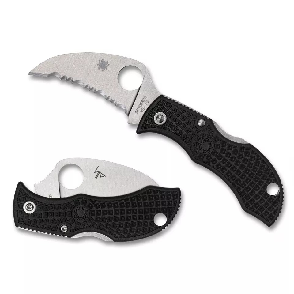 Spyderco Manbug 1.84" Black Pocket Knife