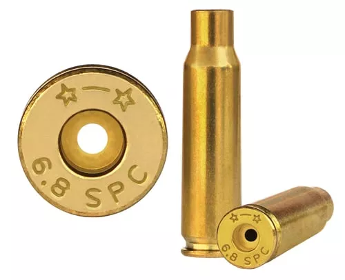 Starline Brass 68SPCEUP50 Unprimed Cases6.8mm Rem SPC Rifle Brass 50 Per Bag