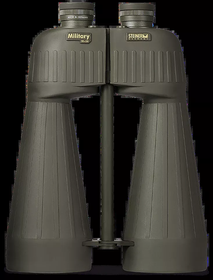 Steiner 2675 M2080 20x80mm Floating Prism Binoculars, OD Green Makrolon with Rubber Armor and Tripod Mount
