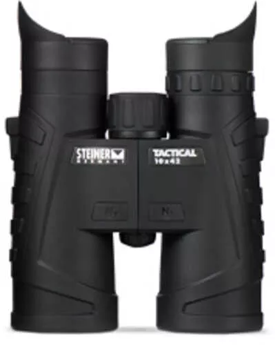 Steiner Tactical BiFALSEcular 42mm Objective Lenses 10x Power Maginfication Matte Finish Black Includes Case Cleaning Cloth