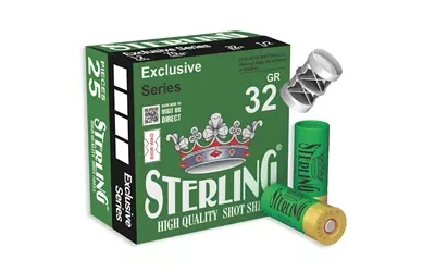 Sterling Exclusive 12 Gauge 2.75" #6 Shotgun Shells - 25/250 Pack