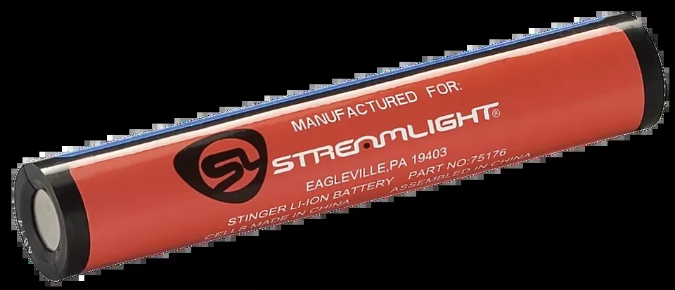Streamlight 75176 Stinger Lithium Ion Battery Pack - Orange/Black 3.6V for Stinger Flashlights (Single Pack)