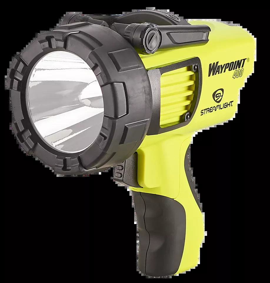 Streamlight WayPoint 400 LED Flashlight - 38/600/1400 Lumens, Yellow, 1,265m Range