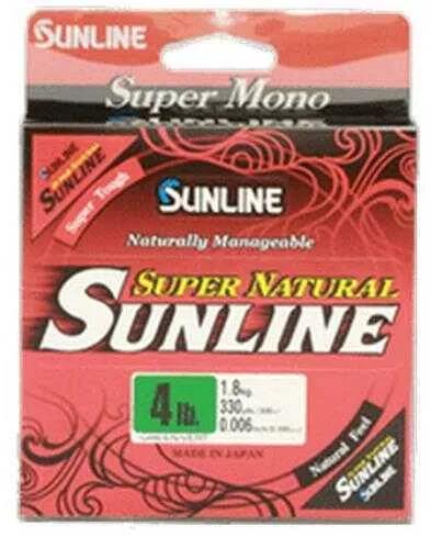 Sunline America Super Natural MoFALSE Clear 330Yd 8Lb Model: 63758744
