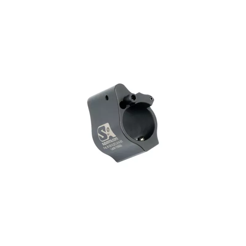 Superlative Arms .625” Adjustable Gas Block / Stainless Steel / Solid, Set Screw / Melonite Finish
