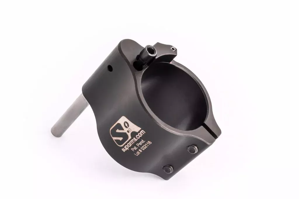 Superlative Arms .936″ Adjustable Gas Block Bleed Off – Clamp On Melonite Finish