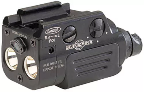 Surefire Xr2-a-rd Rechargeable Weaponlight W/laser Fits Pistol And Picatinny Rails 600 Lumens Red Laser AFALSEdized Finish