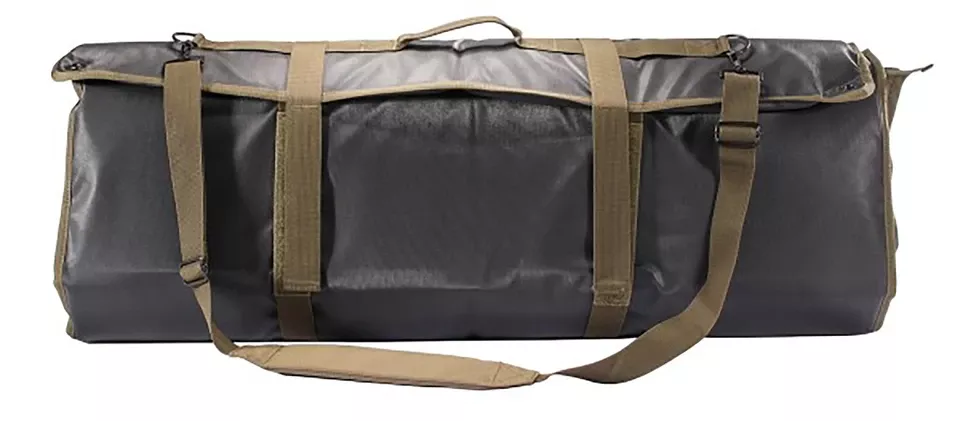 Tac-Mat HD Long Range Padded Shooting Mat - Black 1000D Nylon, 36"-87"