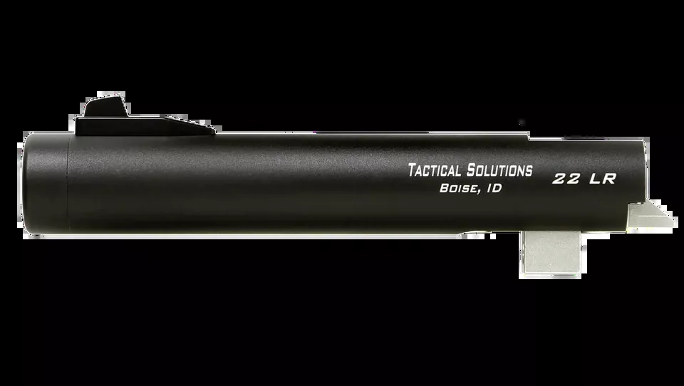 Tactical Solutions TL55TEMBNF 5.50" Trail-Lite Barrel for Browning Buck Mark - Black Matte, Threaded, Fiber Optic Sight