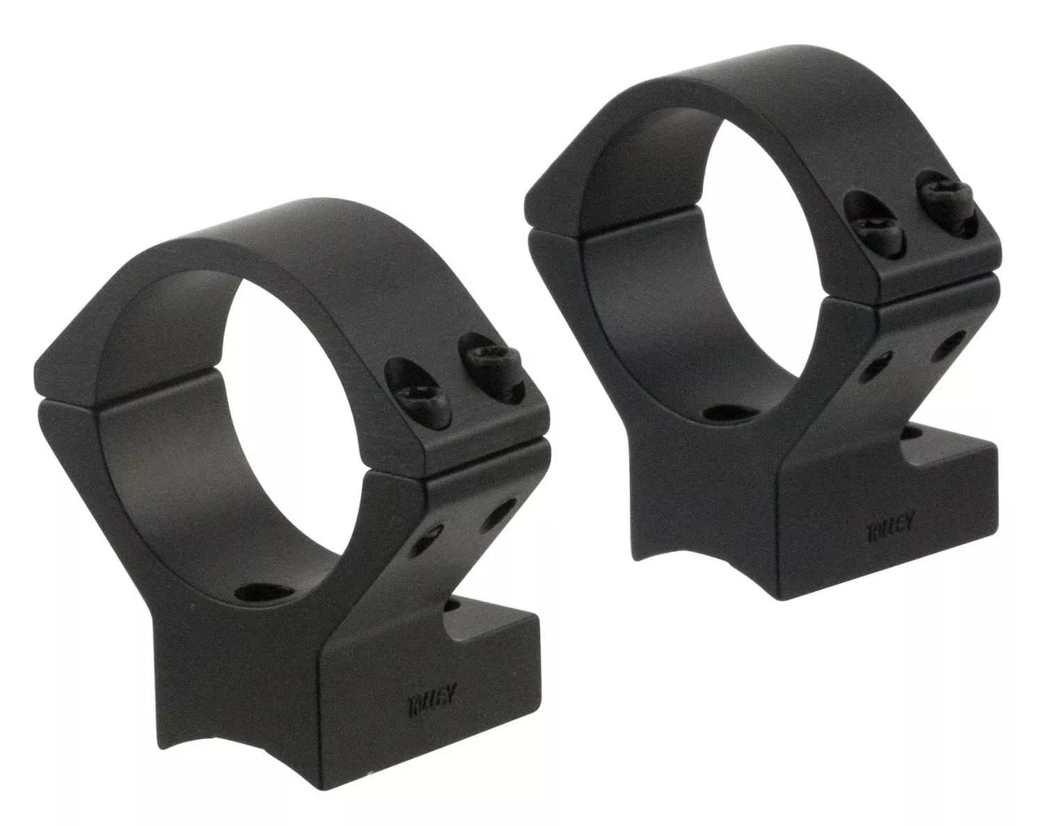 Talley 950725 Scope Mount/Ring ComboBlack Anodized 1″ Tube Savage Round Receiver with AccuTrigger (110 Series/A17/A22) High Rings