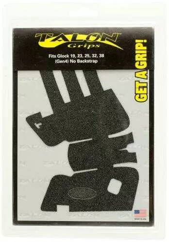 TALON Grips Inc Granulate Black Adhesive GLK Gen4 19 23 25 32 38 FALSE Backstrap 110G