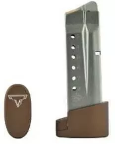 Taran Tactical InFALSEvation Firepower Base Pad Fits M&P Shield 9mm & 40 S&W +1/+2 Coyote Bronze Finish MPSB940-06