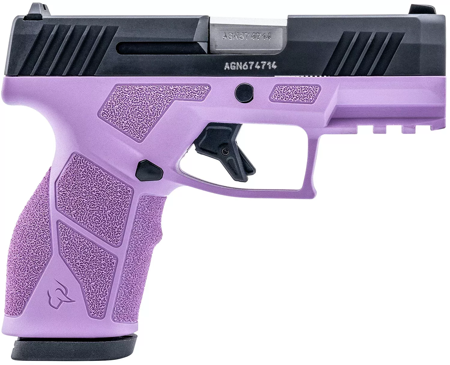 Taurus 1-GX2931LP-10 GX29mm Luger 10+1 3.37″ Matte Stainless Steel Barrel, Matte Black Serrated Stainless Steel Slide, Light Purple Polymer Frame w/Picatinny Rail, Polymer Grip