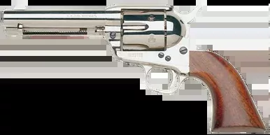 Taylor’s & Company 1873 Cattleman 357 Magnum Revolver 4.75″ Nickel Barrel 6 Round Walnut Grip