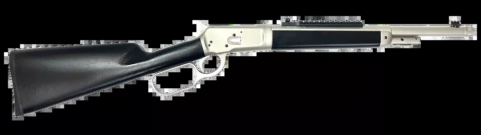 Taylors & Company 1892 Alaskan Take-Down .357 Mag, 16.5" Barrel, Matte Chrome, SoftTouch Stock