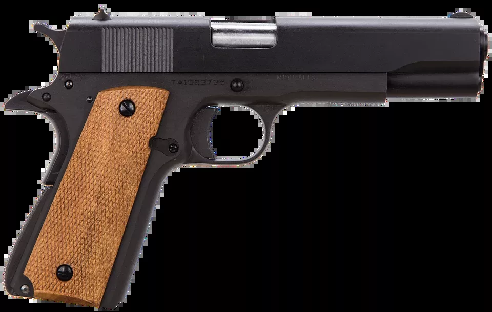 Taylors & Company 1911 .45 ACP Pistol with 5" Barrel and Checkered Walnut Grip