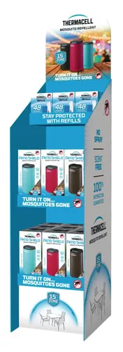 Thermacell MRPSPBL1812 Mixed Mosquito RepellersFloor Stand Display