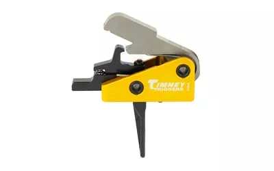 Timney Triggers 667S75TH Competition Trigger 75th Anniversary Single-Stage Curved Trigger with 3 lbs Draw Weight, for AR-15