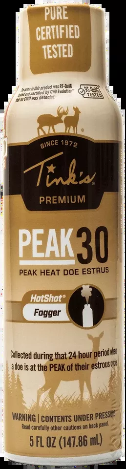 Tinks W5503 Peak30 Hot Shot Doe Estrus Scent Fogger 5 oz