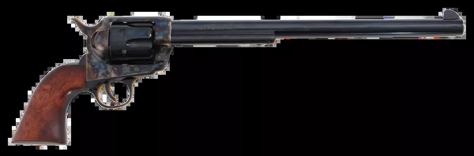 Traditions SAT73103 1873 Buntline Revolver .45 Colt 12" Blued Barrel & Case Hardened Frame with Walnut Grip