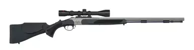 Traditions Vortek StrikeFire LDR Muzzle Loader, .50 Cal, 30″ Brl, Black/Stainless, w/ 3-9×40 Scope