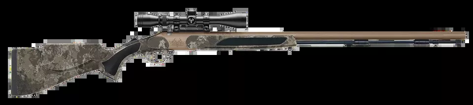 Traditions Vortek StrikerFire .50 Cal Muzzleloader with Scope and Veil Wideland Finish
