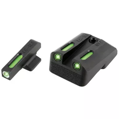 TRUGLO Brite-Site TFX | Sight | Fits 1911 Officer 3″ | Tritium/Fiber-Optic | Day/Night Sight | 24/7Brightness | TG-TG13NV3A