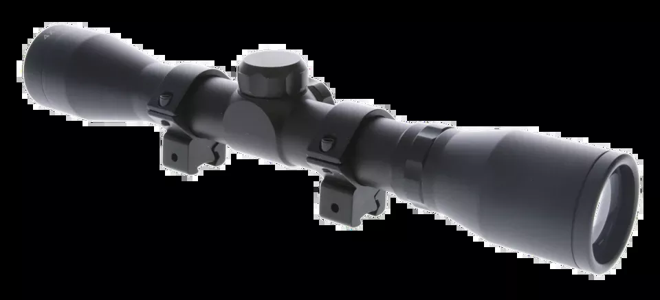 TruGlo Buckline 4x32mm Duplex Reticle Scope - Black Anodized