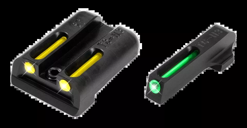 TruGlo TG131ST2Y TFO Green/Yellow Tritium Fiber Optic Sights for Sig Sauer P-Series